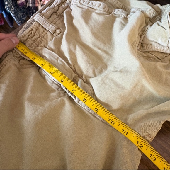 ❤️ American Eagle Men's Cargo Shorts Size 36 Tan Khaki Utility Gorpcore - Picture 7 of 10